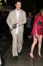 BEATRICE GRANNO Arrives at Vanity Fair Party at Bar Marmont in West Hollywood 03/07/2024