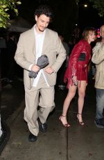 BEATRICE GRANNO Arrives at Vanity Fair Party at Bar Marmont in West Hollywood 03/07/2024