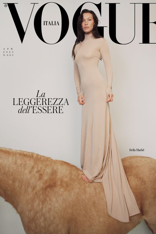 BELLA HADID for Vogue Italy, April 2024