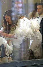 BIANCA BALTI Celebrates Her 40th Birthday with Helly Nahmad and Family at Cracco Restaurant in Milan 03/20/2024