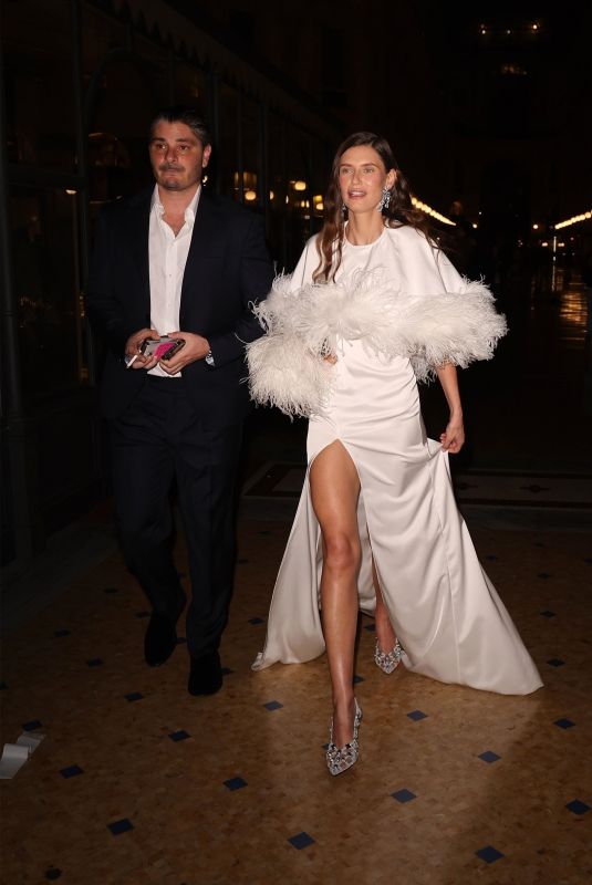 BIANCA BALTI Celebrates Her 40th Birthday with Helly Nahmad and Family at Cracco Restaurant in Milan 03/20/2024