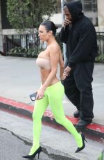 BIANCA CENSORI and Kanye West Heading to a Business Meeting in Hollywood 03/18/2024