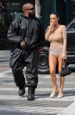 BIANCA CENSORI and Kanye West Heading to Cheesecake Factory 03/20/2024