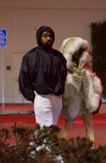 BIANCA CENSORI and Kanye West Leaves a Movie Theater in Los Angeles 03/29/2024