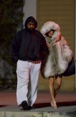 BIANCA CENSORI and Kanye West Leaves a Movie Theater in Los Angeles 03/29/2024