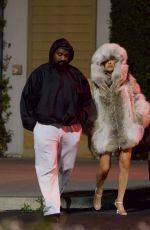 BIANCA CENSORI and Kanye West Leaves a Movie Theater in Los Angeles 03/29/2024
