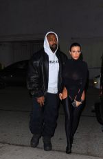 BIANCA CENSORI and Kanye West Night Out in Los Angeles 03/09/2024