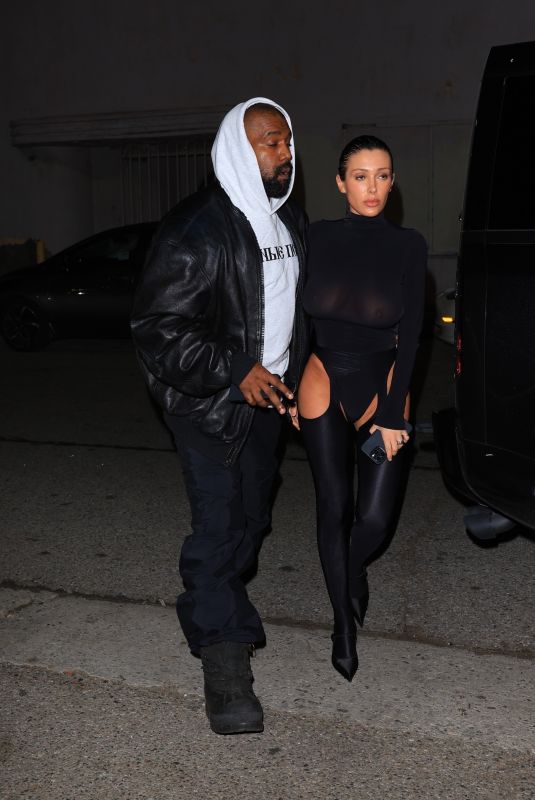 BIANCA CENSORI and Kanye West Night Out in Los Angeles 03/09/2024