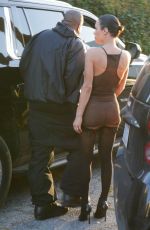 BIANCA CENSORI and Kanye West Night Out to Saffy