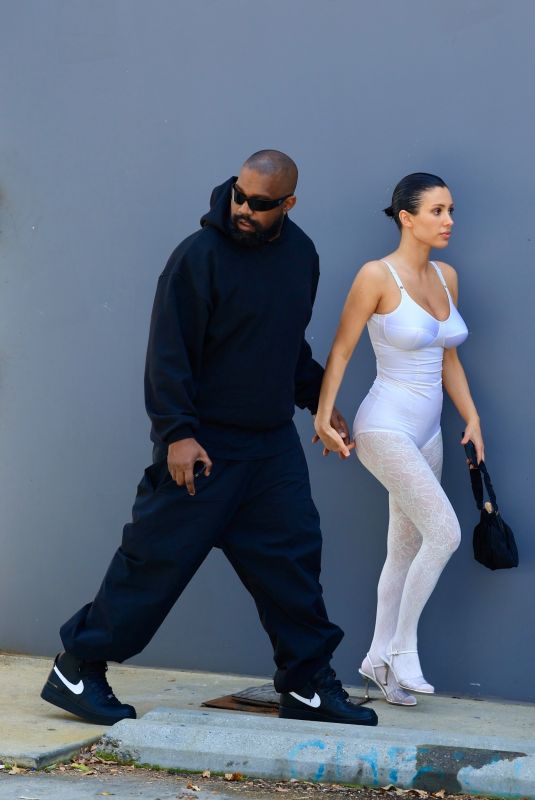 BIANCA CENSORI and Kanye West Out in West Hollywood 03/22/2024