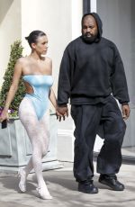 BIANCA CENSORI and Kanye Wst on a Movie Date at The Grove for Dune 2 in Los Angeles 03/24/2024