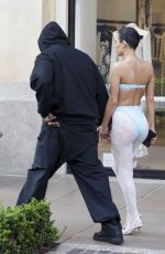 BIANCA CENSORI and Kanye Wst on a Movie Date at The Grove for Dune 2 in Los Angeles 03/24/2024
