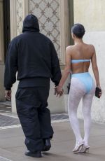 BIANCA CENSORI and Kanye Wst on a Movie Date at The Grove for Dune 2 in Los Angeles 03/24/2024