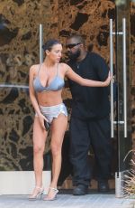 BIANCA CENSORI Visits Melrose Tanning Salon in West Hollywood 03/19/2024