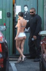 BIANCA CENSORI Visits Melrose Tanning Salon in West Hollywood 03/19/2024