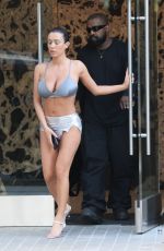 BIANCA CENSORI Visits Melrose Tanning Salon in West Hollywood 03/19/2024