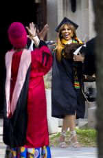 BLAC CHYNA, TAMAR BRAXTON, SAUSY SANTANA, KARLOUS MILLER, SLAUDIA JORDAN and and SWAGGY P Film Graduation Day Scenes for College Hill: Celebrity Edition in New Orleans 02/29/2024