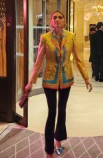 BLANCA BLANCO Leaves Hotel de Crillon in Paris 03/05/2024