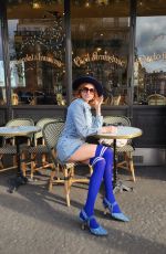 BLANCA BLANCO Out at Paris Fashion Week 03/04/2024