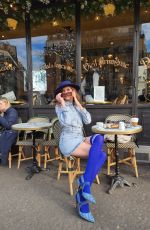 BLANCA BLANCO Out at Paris Fashion Week 03/04/2024