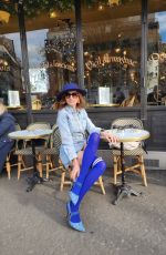 BLANCA BLANCO Out at Paris Fashion Week 03/04/2024