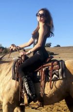 BLANCA BLANCO Out Riding a Horse in Santa Barbara 03/16/2024