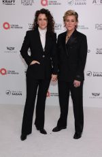 BRANDI CARLILE and CATHERINE SHEPHERD at 32nd Annual Elton John AIDS Foundation Academy Awards Viewing Party in West Hollywood 03/10/2024