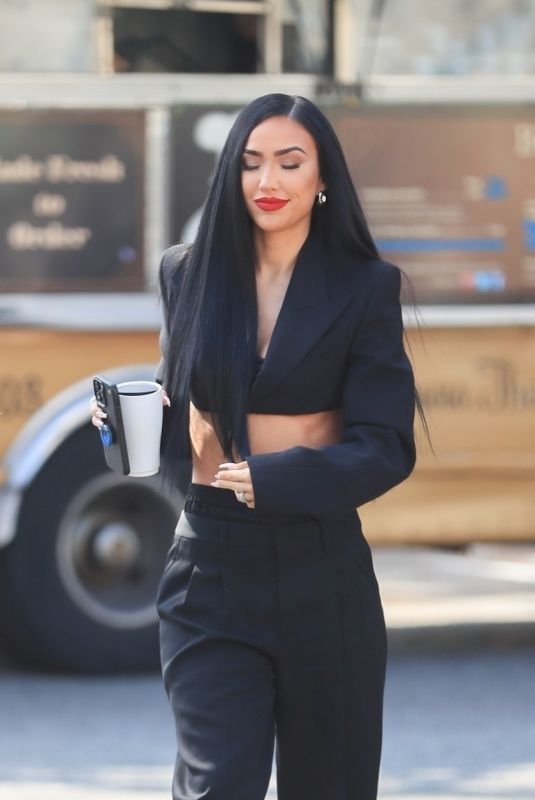 BRE TIESI on the Set of Selling Sunset in LOs Angeles 03/20/2024