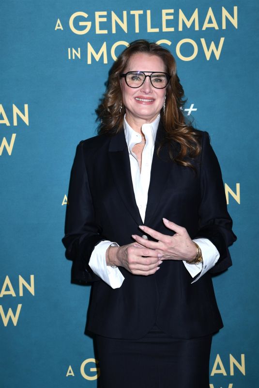 BROOKE SHIELDS at A Gentleman In Moscow Premiere at Museum of Modern Art in New York 03/12/2024