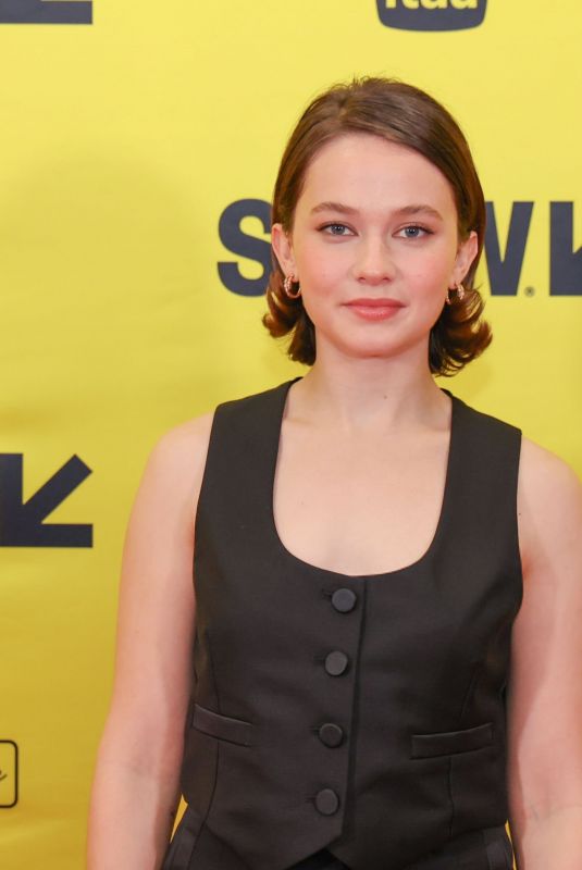 CAILEE SPAENY at Conversation with Alex Garland Panel at SXSW Festival in Austin 03/15/2024