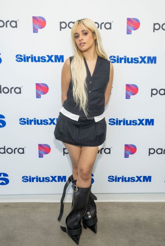 CAMILA CABELLO at SiriusXM Studios in Los Angeles 03/28/2024