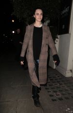 CARA DELEVINGNE Leaves Cabaret at The Kit Kat Club in London 03/12/2024