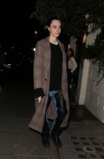 CARA DELEVINGNE Leaves Cabaret at The Kit Kat Club in London 03/12/2024