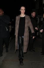 CARA DELEVINGNE Leaves Cabaret at The Kit Kat Club in London 03/12/2024