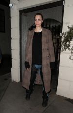 CARA DELEVINGNE Leaves Cabaret at The Kit Kat Club in London 03/12/2024