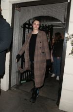 CARA DELEVINGNE Leaves Cabaret at The Kit Kat Club in London 03/12/2024