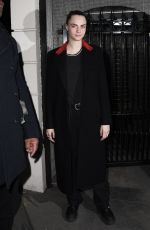 CARA DELEVINGNE Leaves First Performance of Cabaret in London 03/11/2024