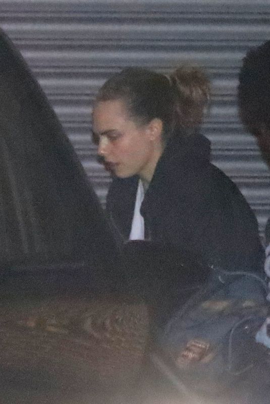 CARA DELEVINGNE Leaves The Cabaret at the KitKat Club in London 03/16/2024