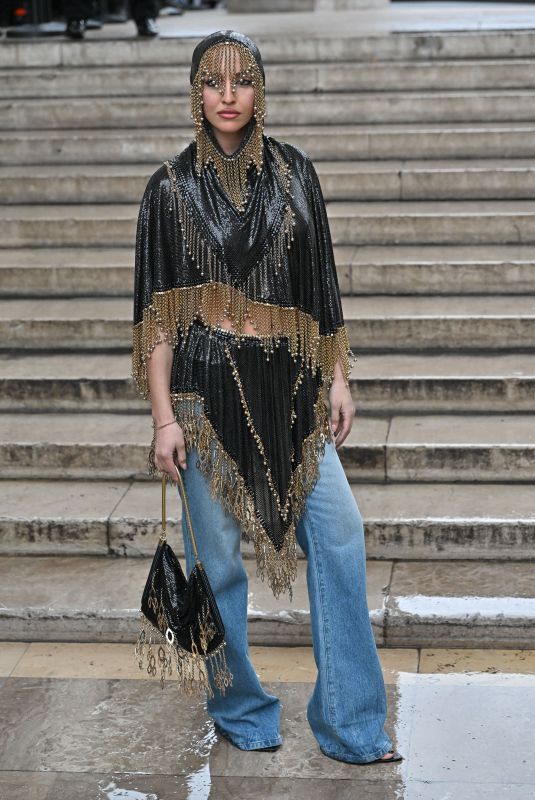 CARLA GINOLA at Rabanne Fashion Show at Paris Fashion Week 02/29/2024