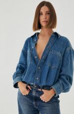 CARMELLA ROSE in Double Denim at a Photoshoot 2024