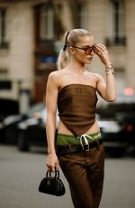 CAROLINE DAUR at Miu Miu Fashion Show at Paris Fashion Week 03/05/2024