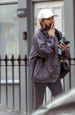 CAT DEELEY Arrives at a Beauty Salon in London 03/15/2024
