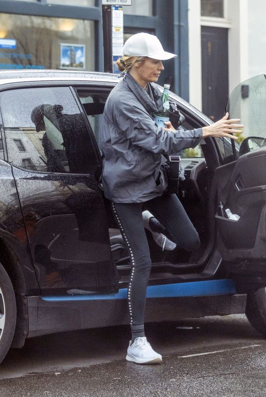 CAT DEELEY Arrives at a Beauty Salon in London 03/15/2024