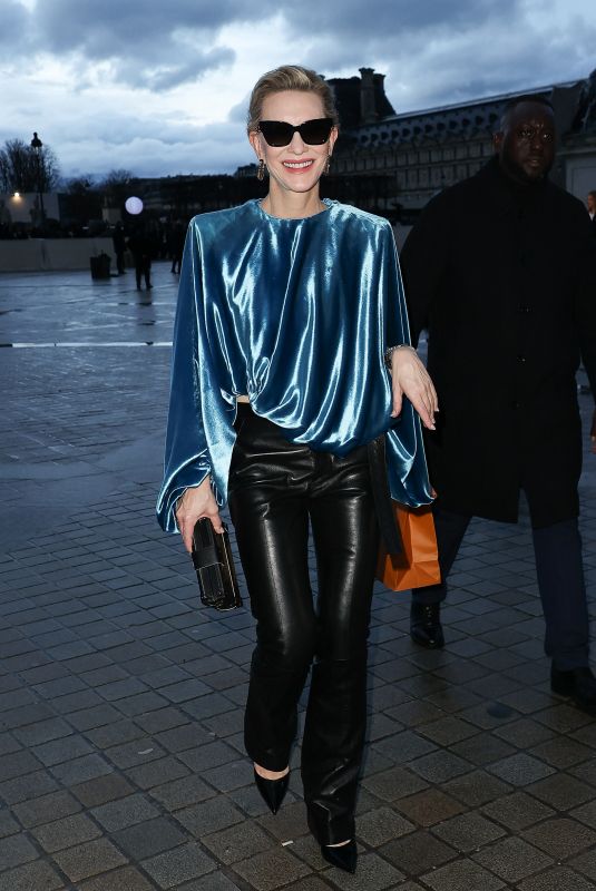 CATE BLANCHETT at Louis Vuitton Womenswear FW24-25 Fashion Show at Paris Fashion Week 03/05/2024