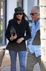 CATHERINE ZETA JONES Out for Lunch with Friends at Tre Lune in Montecito 03/17/2024