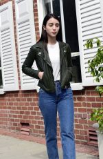 CAYLEE COWAN at a Photoshoot for Madewell Fashion Label in Los Angeles 03/05/2024