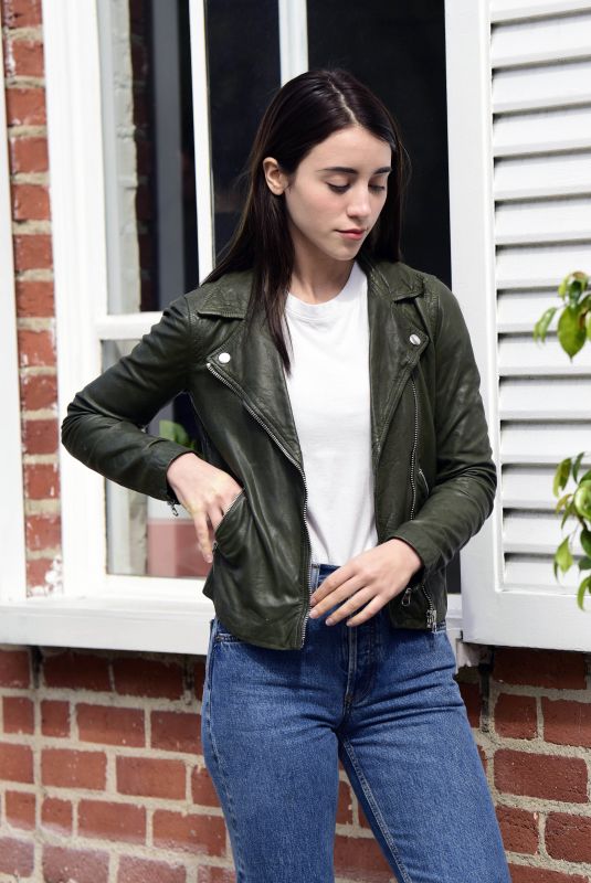 CAYLEE COWAN at a Photoshoot for Madewell Fashion Label in Los Angeles 03/05/2024