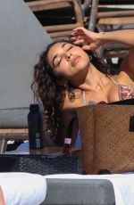 CHANTEL JEFFRIES in Bikini at a Beach in Miami 03/24/2024