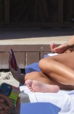 CHANTEL JEFFRIES in Bikini at a Beach in Miami 03/24/2024