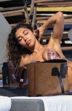 CHANTEL JEFFRIES in Bikini at a Beach in Miami 03/24/2024
